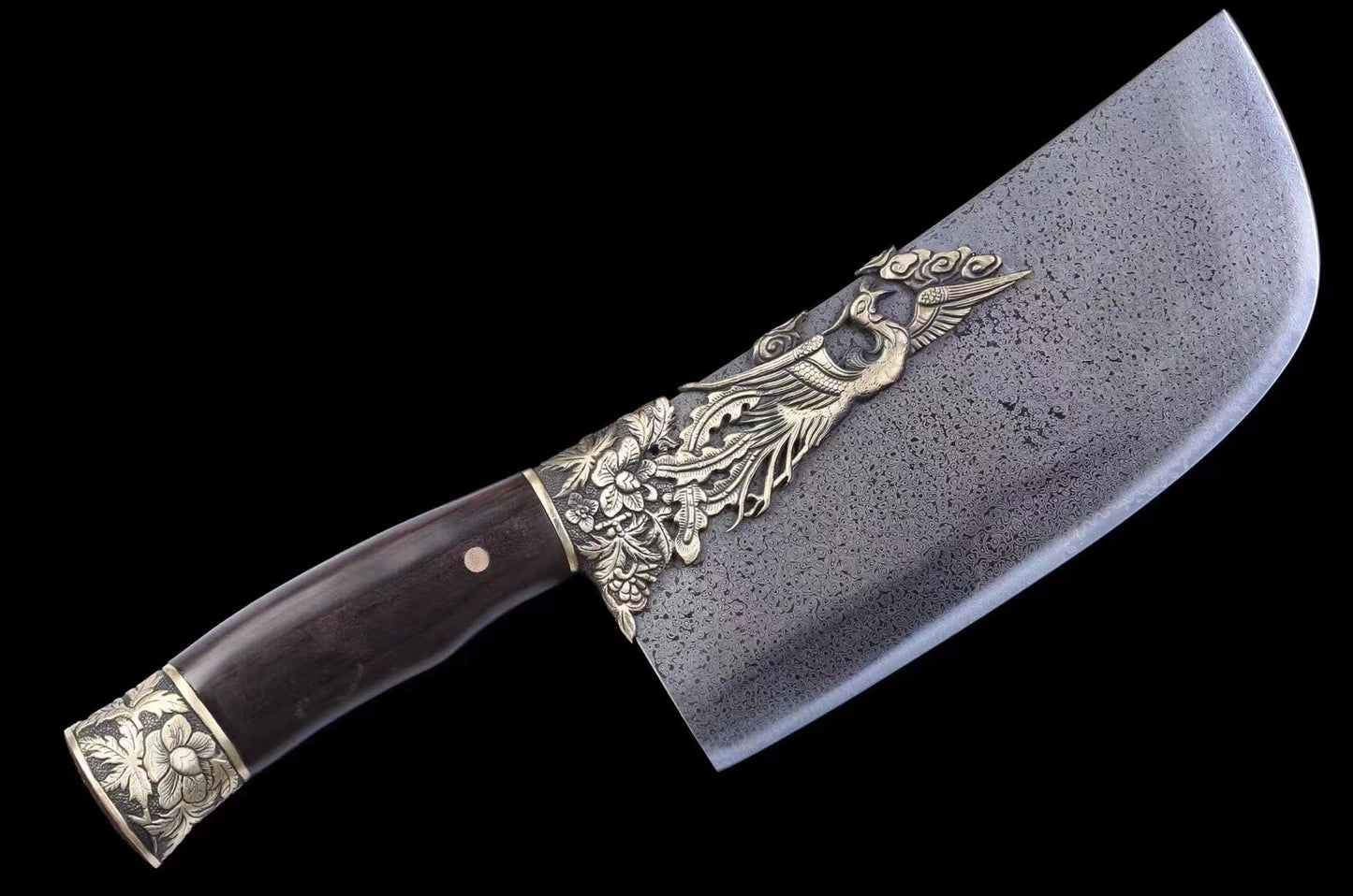 Phoenix Damascus kitchen knife.