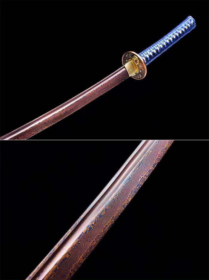 Handwork katana Blue soul(蓝魂)
