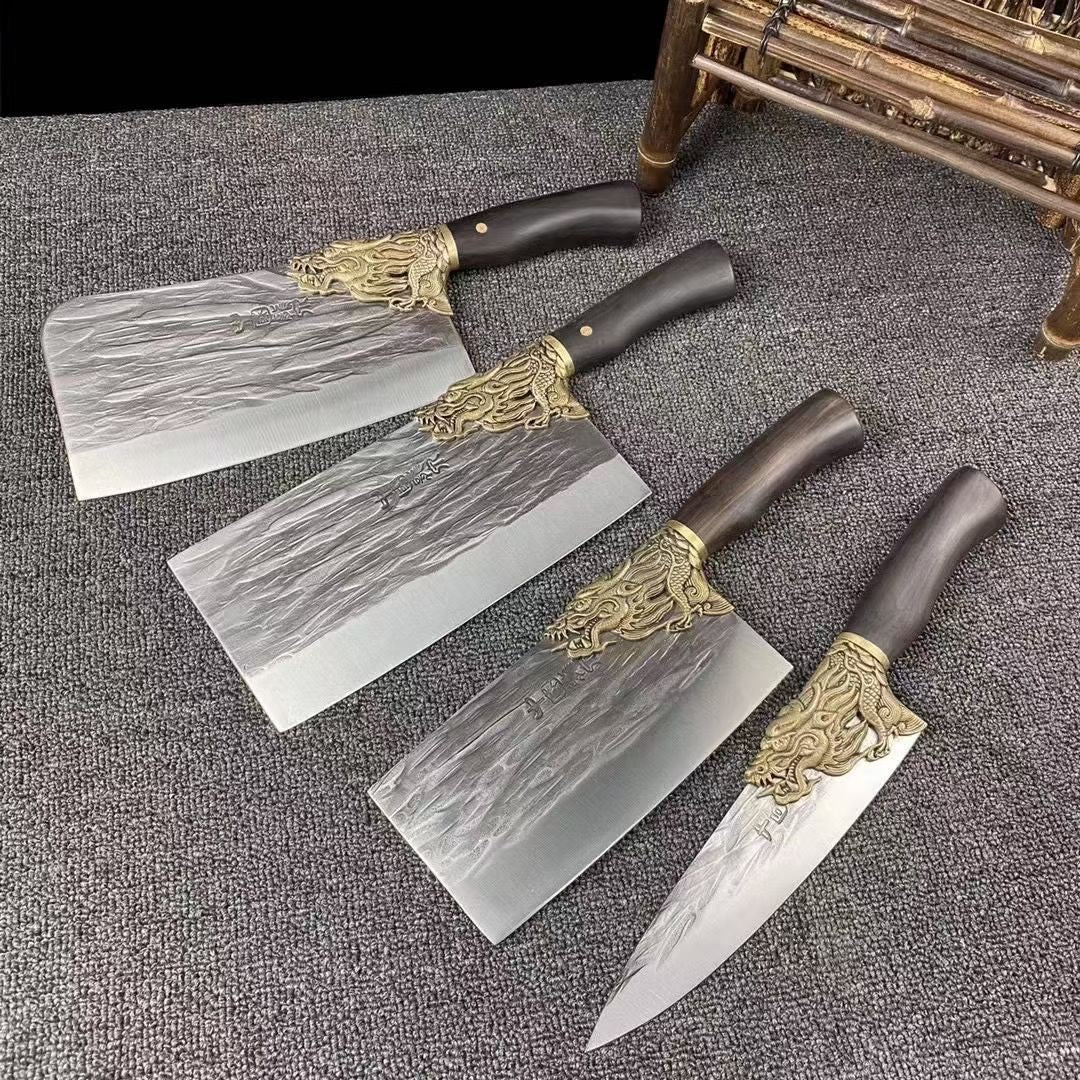 Four pieces of Dragon Teeth Set Knife