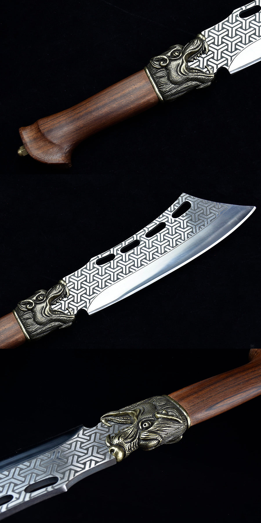 Longquan tiger head bone chopper