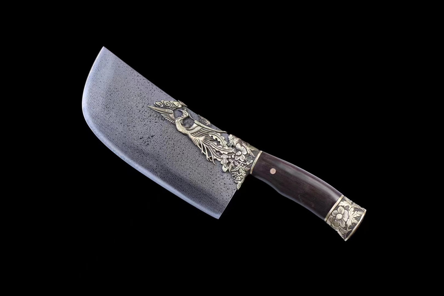 Phoenix Damascus kitchen knife.