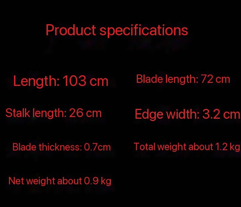 Handwork katana Red moon(红月)