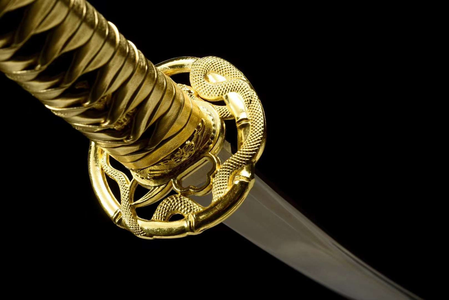Handwork katana Gold wire(金丝)