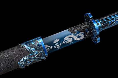 Blue sky in brocade