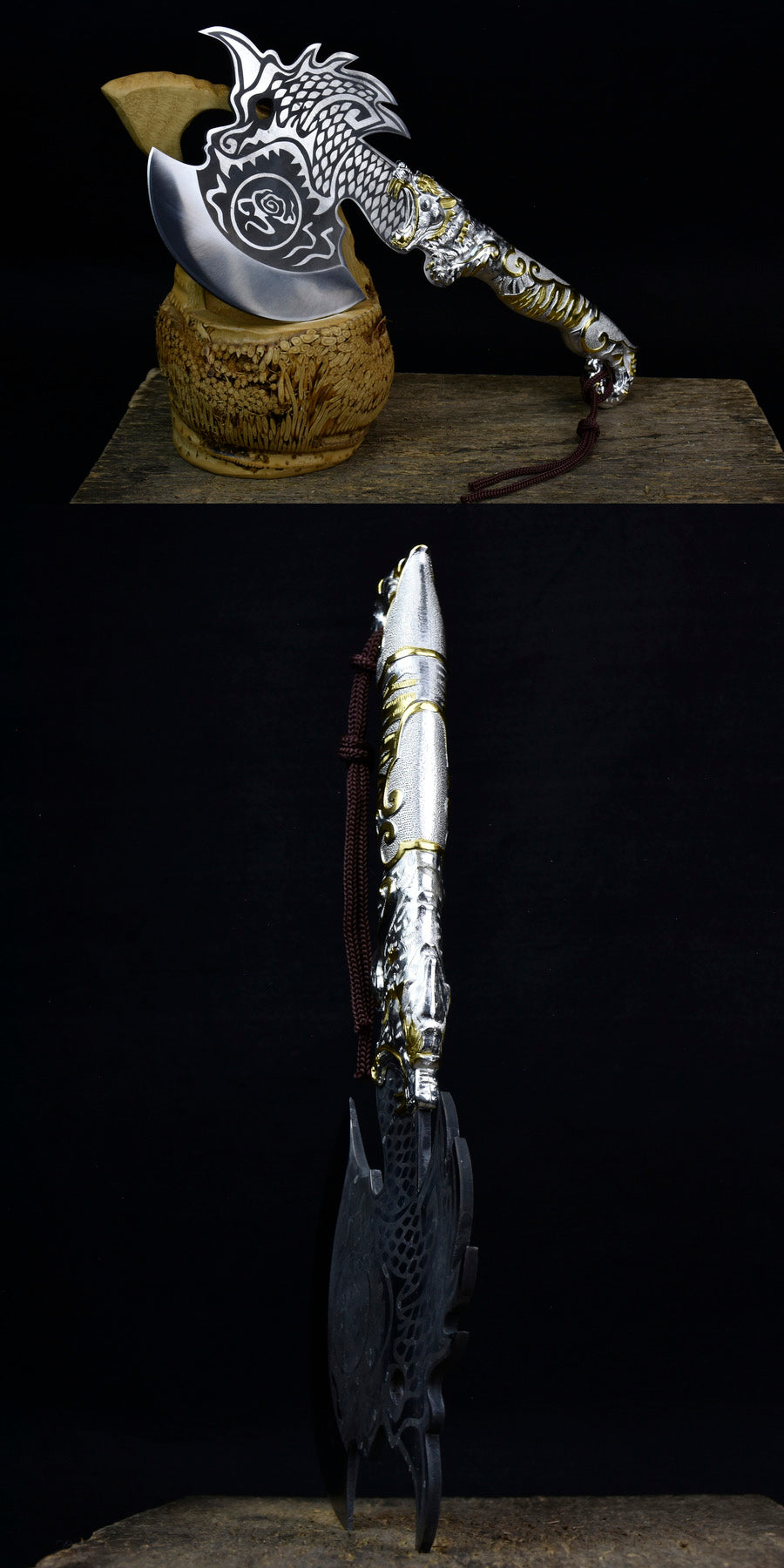 Jiaolong bone-cutting axe