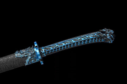 Blue sky in brocade
