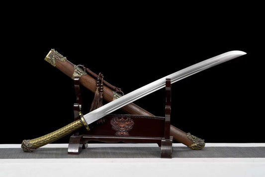 Royal Dragon Embroidery Spring Knife