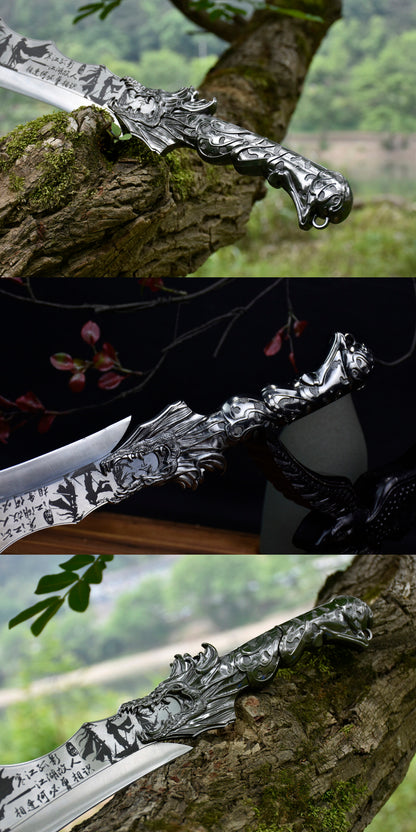 River and lake wooden knife cutting knife
