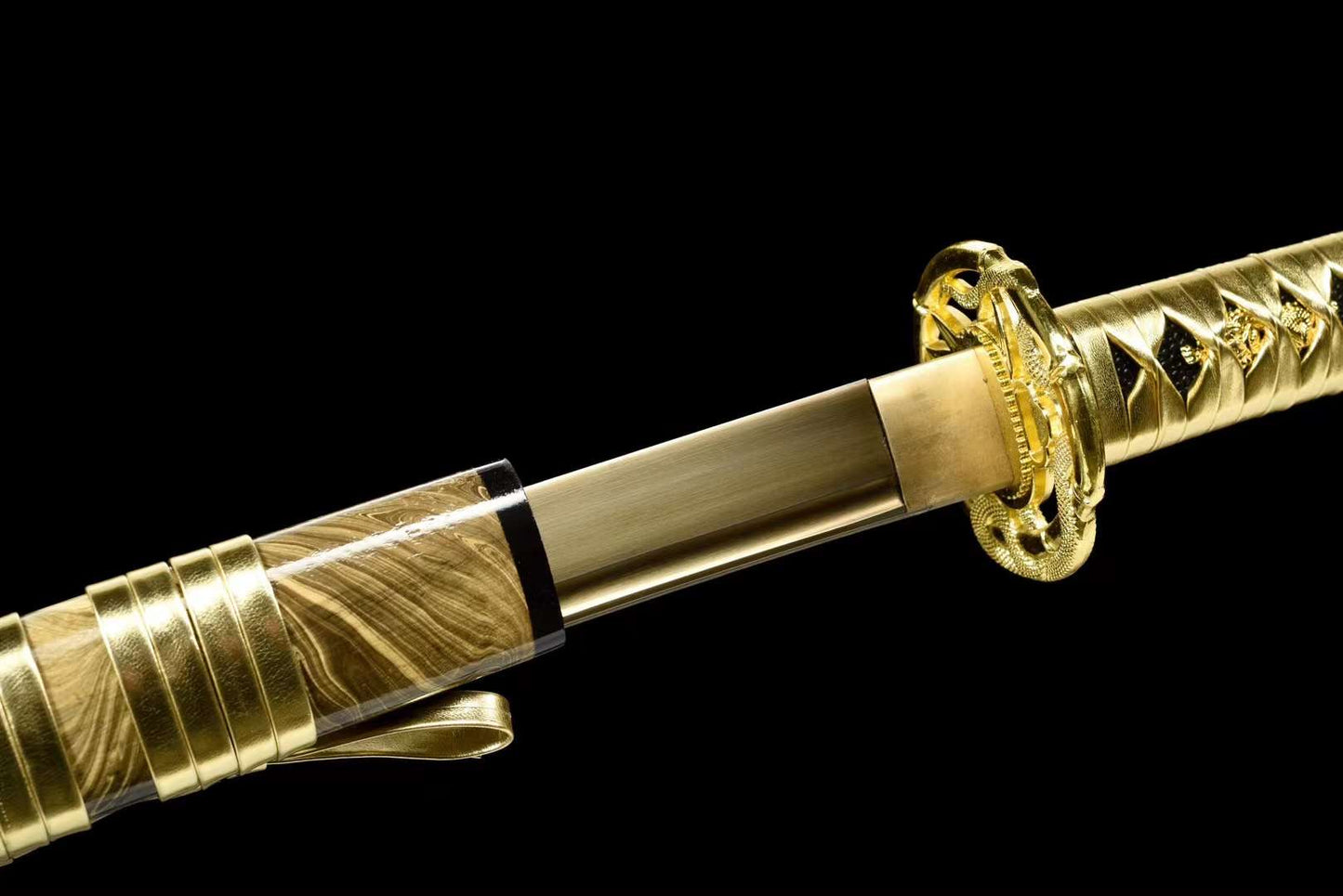Handwork katana Gold wire（金丝）