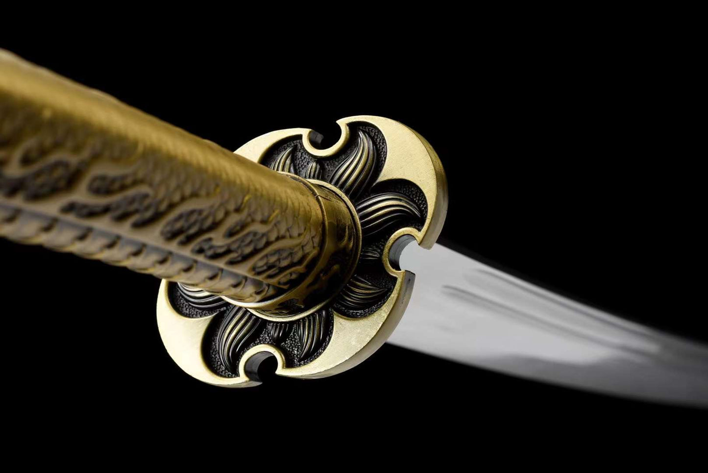 Royal Dragon Embroidery Spring Knife