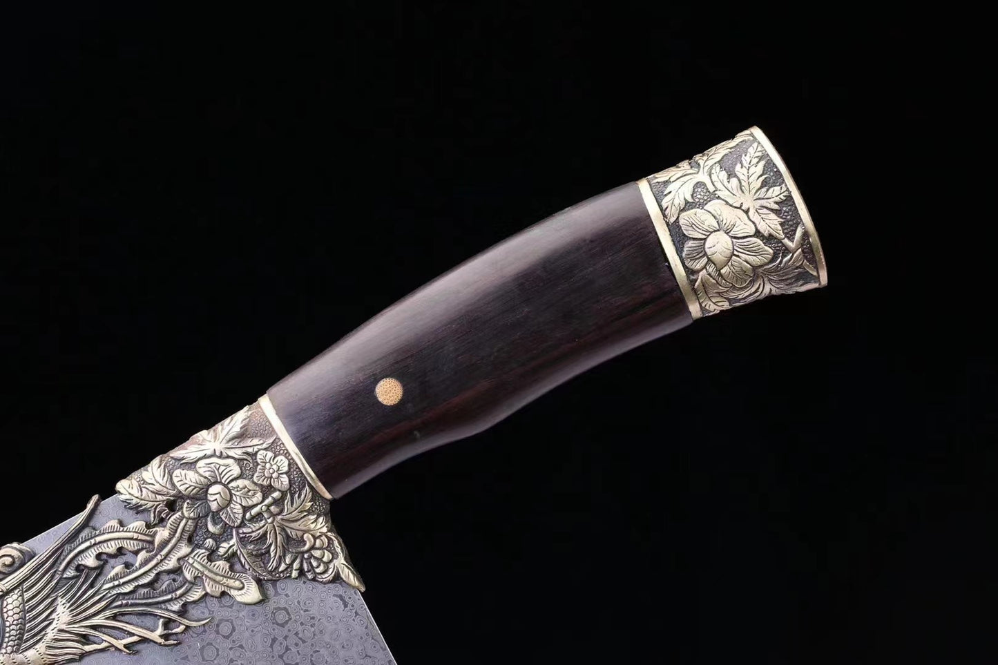 Phoenix Damascus kitchen knife.