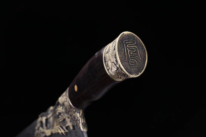 Phoenix Damascus kitchen knife.