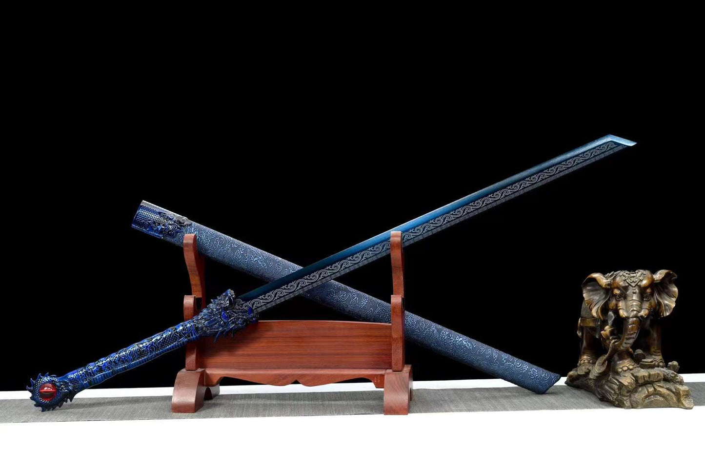 Basket Flame Tang Dao（蓝焰唐刀）