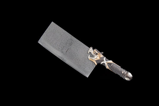 Faucet pattern steel kitchen knife