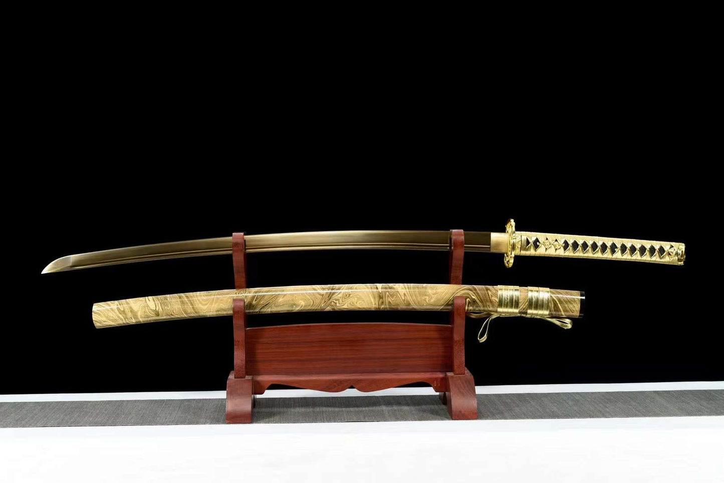 Handwork katana Gold wire（金丝）