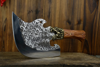 Tiger-headed bone chopper
