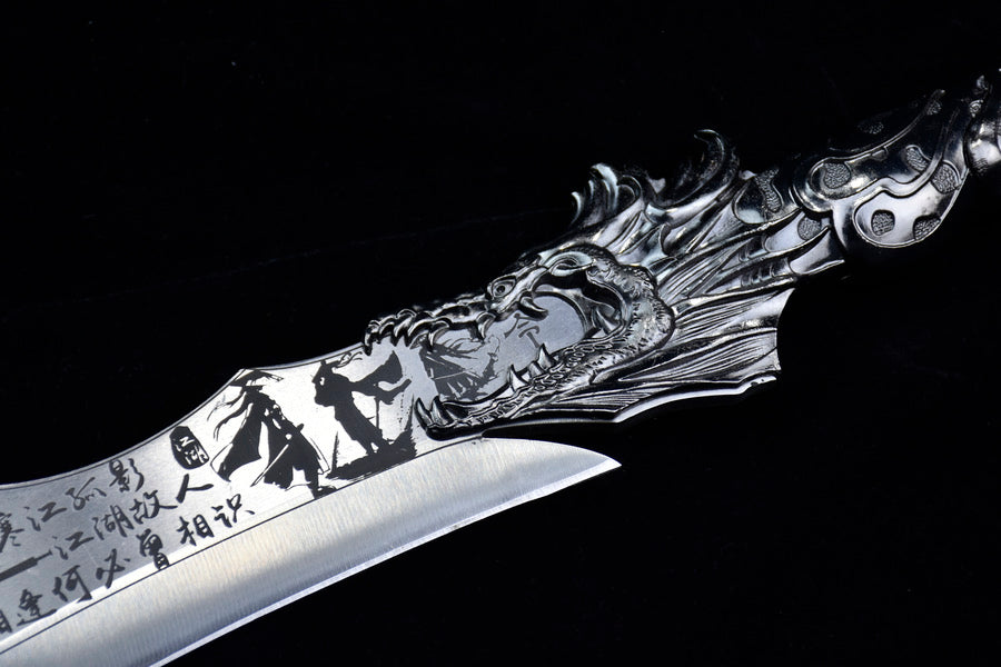 River and lake wooden knife cutting knife