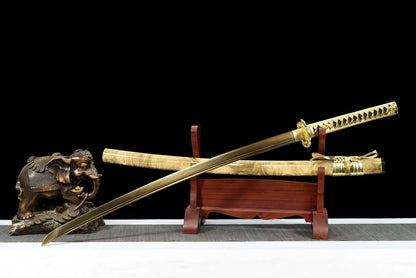Handwork katana Gold wire（金丝）