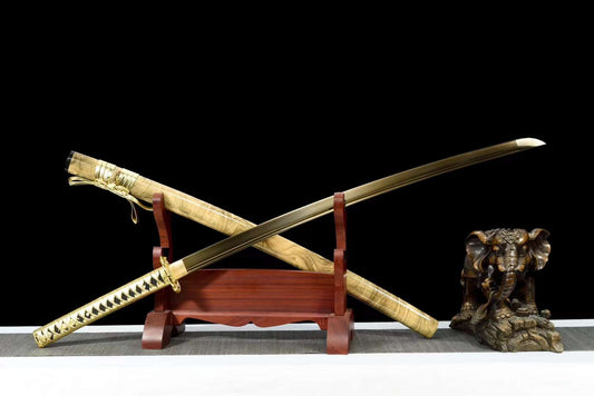Handwork katana Gold wire（金丝）