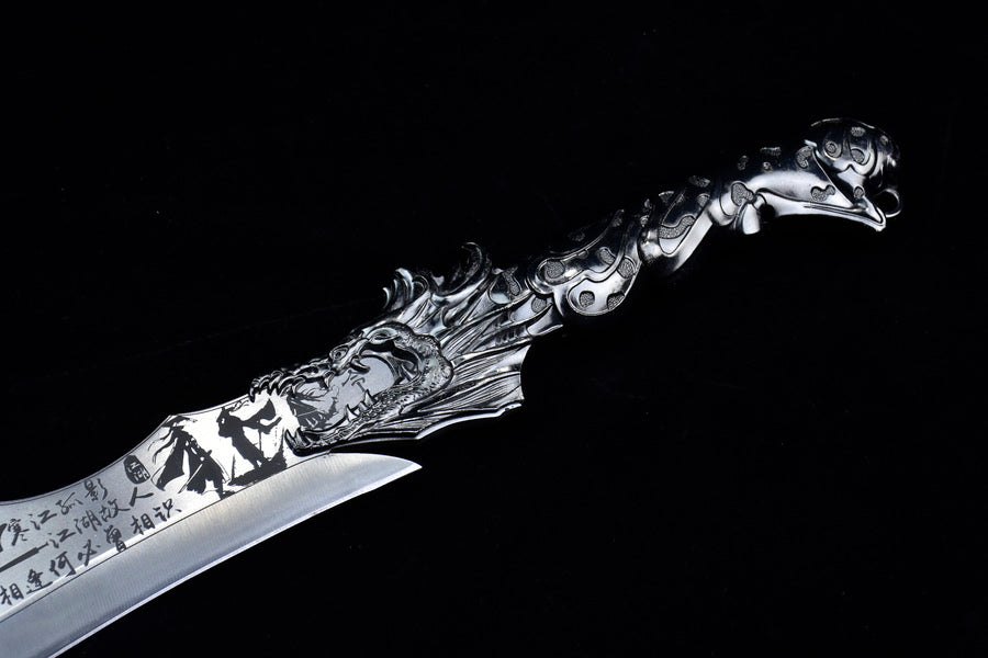 River and lake wooden knife cutting knife