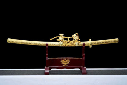 Handwork katana Golden Samurai（金武士）