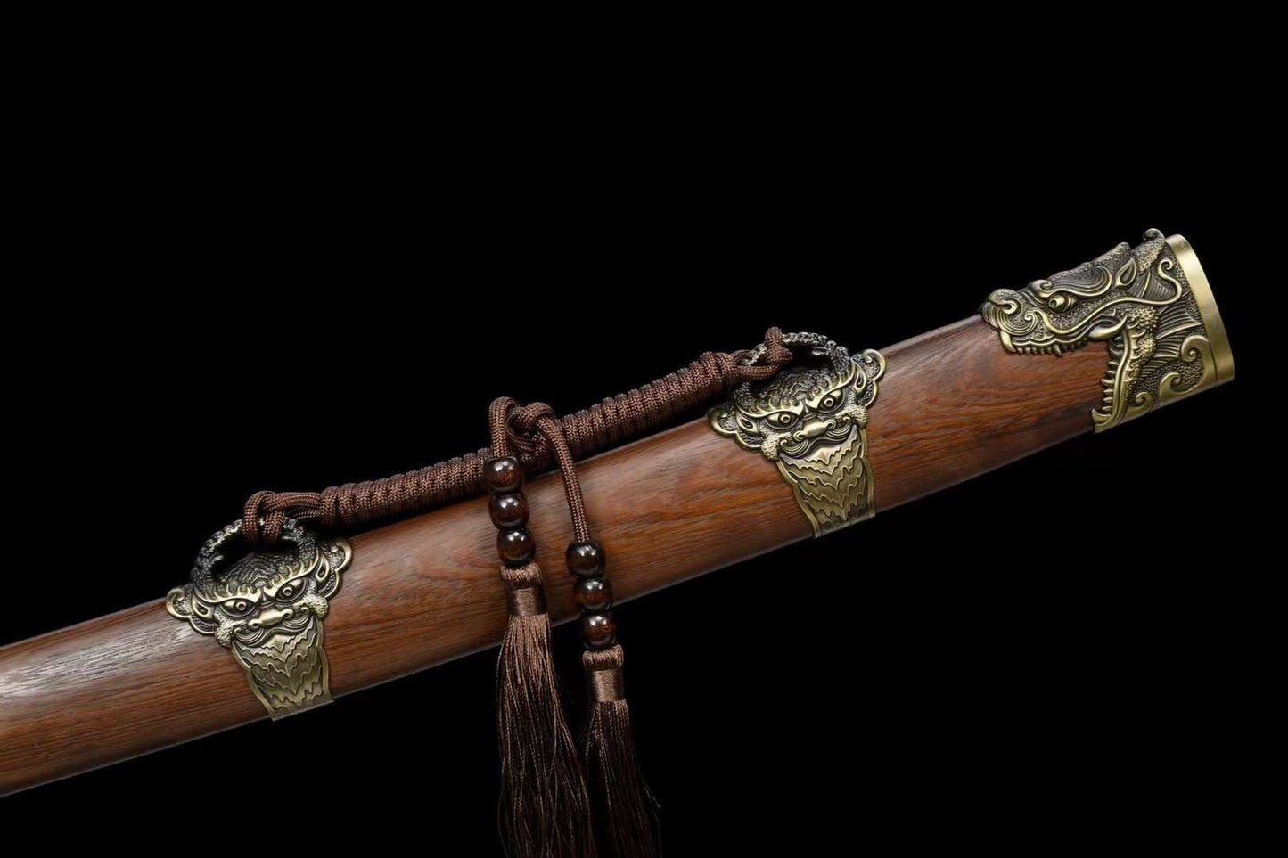 Royal Dragon Embroidery Spring Knife